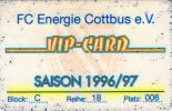 Ehrenkarte - Saison 1996/97 - Sitzplatz - Motiv 2