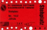 Dauerkarte - Saison 1999/2000 - Stehplatz