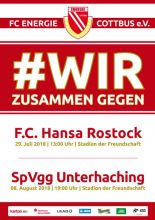 01. & 03. Spieltag 29.07.2018 & 08.08.2018 Energie - F.C. Hansa Rostock & SpVgg Unterhaching 1925.jpg