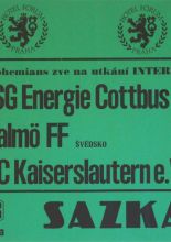 Intertoto-Cup 02. Spieltag 04.07.1990 TJ Bohemians CKD Praha - Energie.jpg