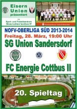 20. Spieltag 28.03.2014 SG Union Sandersdorf - Energie II.jpg