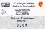 Dauerkarte - Saison 1997/98 - Stehplatz