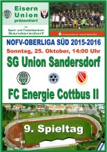 09. Spieltag 25.10.2015 SG Union Sandersdorf - Energie II.jpg