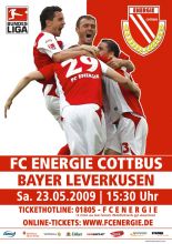 34. Spieltag 23.05.2009 Energie - Bayer 04 Leverkusen.jpg