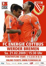 21. Spieltag 21.02.2009 Energie - SV Werder Bremen.jpg