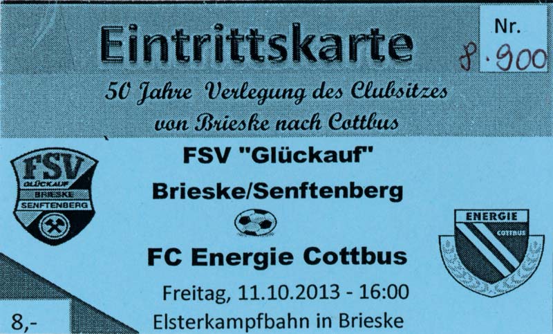 Aufstellung Info Speisekarte 2013/14 Energie Cottbus Greuther Fürth 