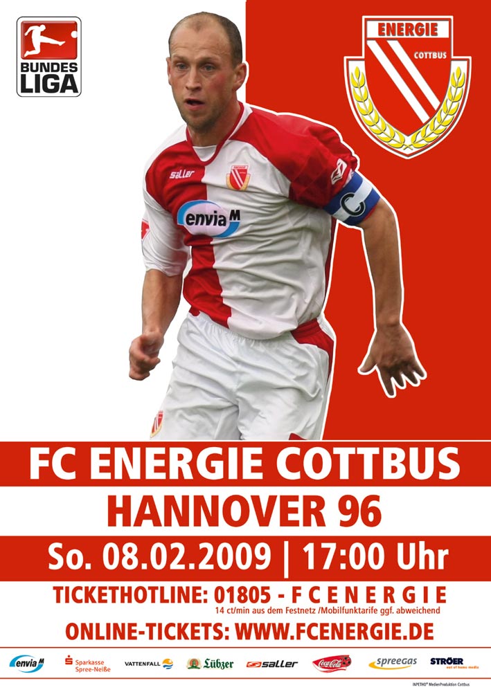 Schalke 04 TICKET 2008/09 FC Energie Cottbus 